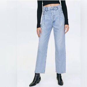AGOLDE Fold Waistband Jean in Sideline NWOT 26